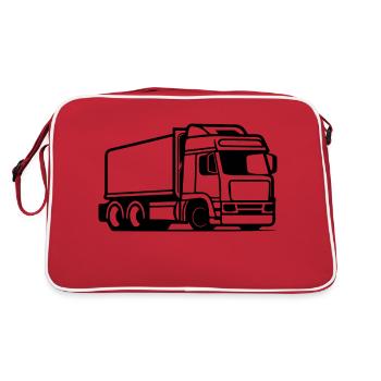 Truck Driver Truck Truck - Retro Bag - red/white - Back