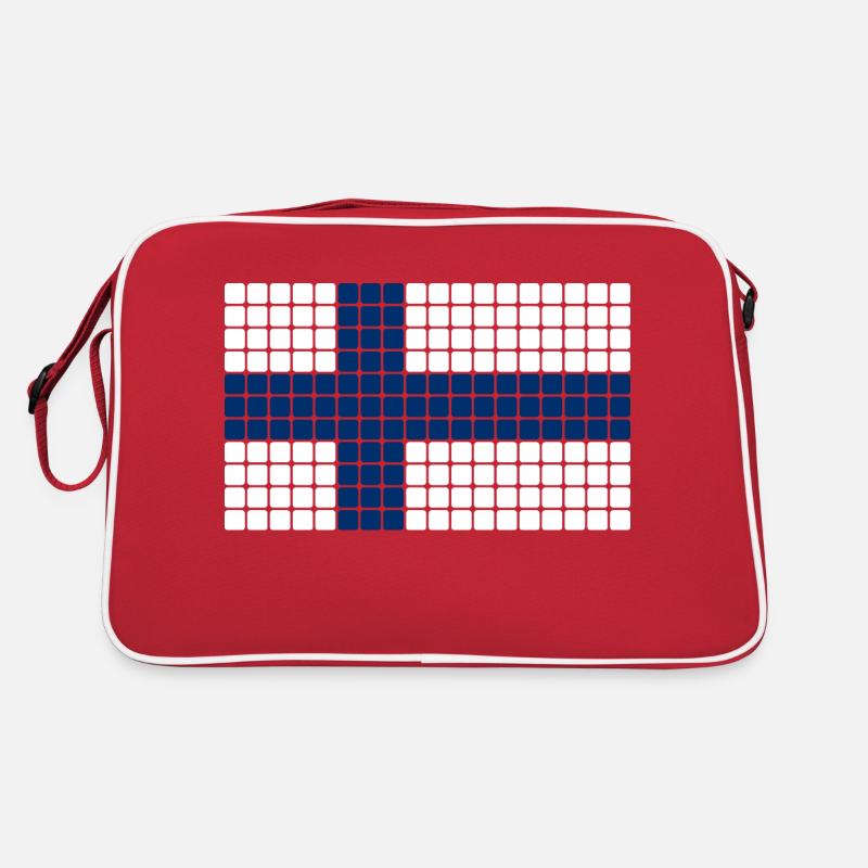 Drapeau de la Finlande Sac Retro