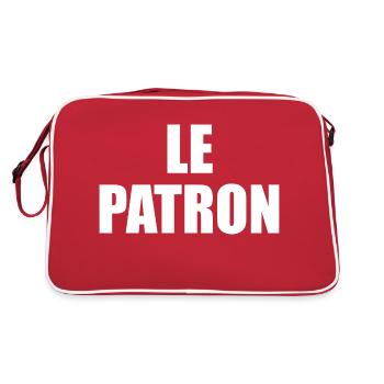 Le patron - Sac Retro - rouge/blanc - Dos