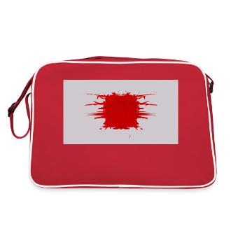 Cube d’éclat - Sac Retro - rouge/blanc - Dos
