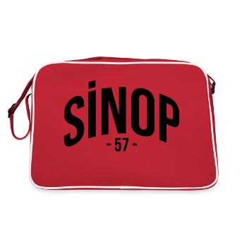 Sinop 57 Turkey Turkiye Gift Holiday TR Türk - Retro Bag - red/white - Back