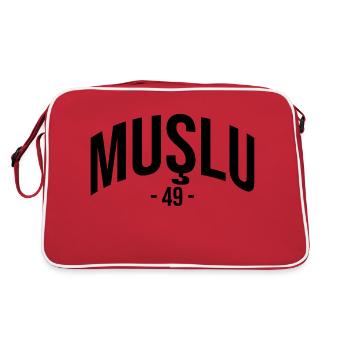 Mus 49 Turkey Turkiye Gift Holiday TR Türk - Retro Bag - red/white - Back