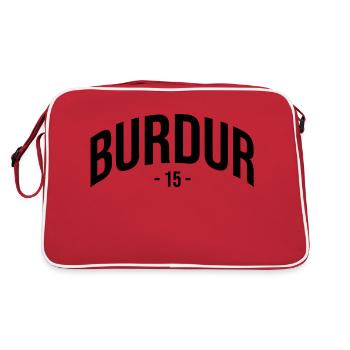 Burdur 15 Turquie Turquie TR Cadeau Vacances - Sac Retro - rouge/blanc - Dos
