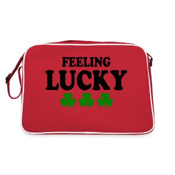 feeling lucky - Sac Retro - rouge/blanc - Dos