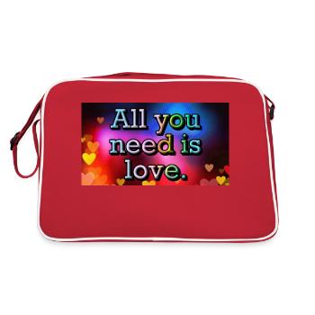 182034 - Sac Retro - rouge/blanc - Dos