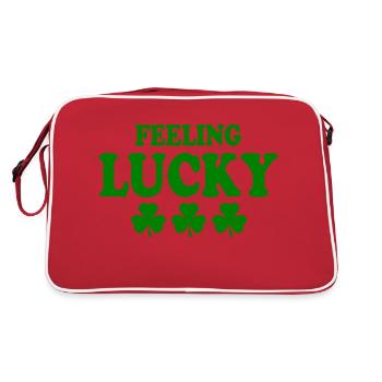 feeling lucky - Sac Retro - rouge/blanc - Dos