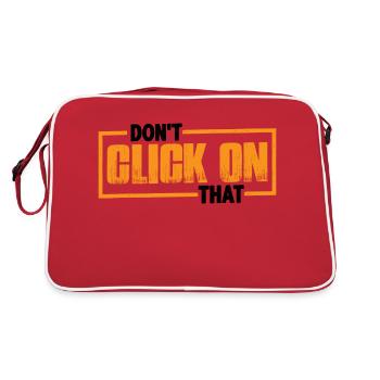 Don't Click On That 7 - Retro Bag - red/white - Back