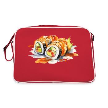 Sushi - Sac Retro - rouge/blanc - Dos