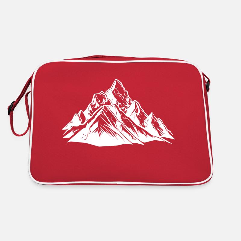Conception de montagnes Sac Retro