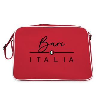 Italia - Bari - Italien - Italy - Sac Retro - rouge/blanc - Dos