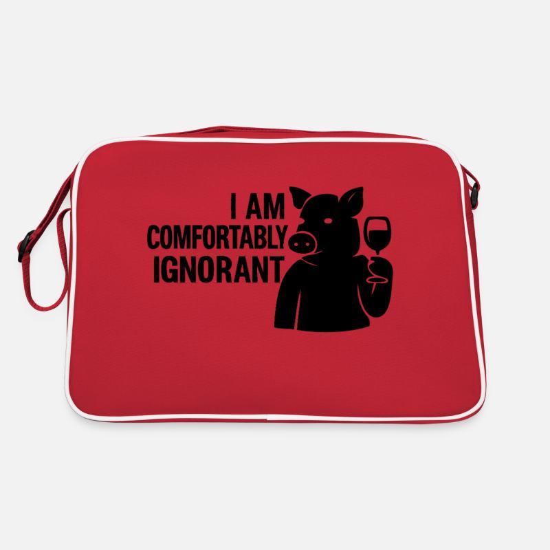 Je suis maintenu confortablement dans l’ignorance Sac Retro