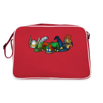 5 hats - Retro Bag - red/white - Back