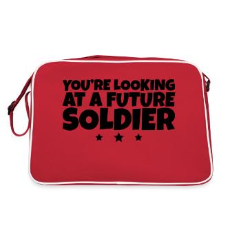 Vous regardez un futur soldat 2 - Sac Retro - rouge/blanc - Dos
