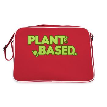 Légume Végétarien Végétalien Vintage I Cadeau - Sac Retro - rouge/blanc - Dos