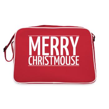 Bubaprints birthday present idea lyrics - Retro Bag - red/white - Back
