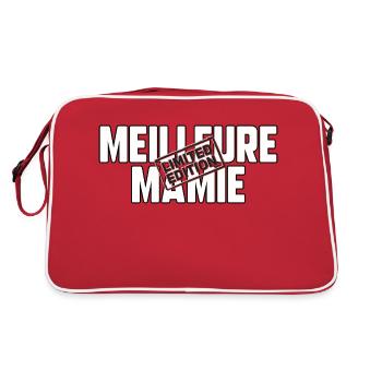 Meilleure mamie - Sac Retro - rouge/blanc - Dos