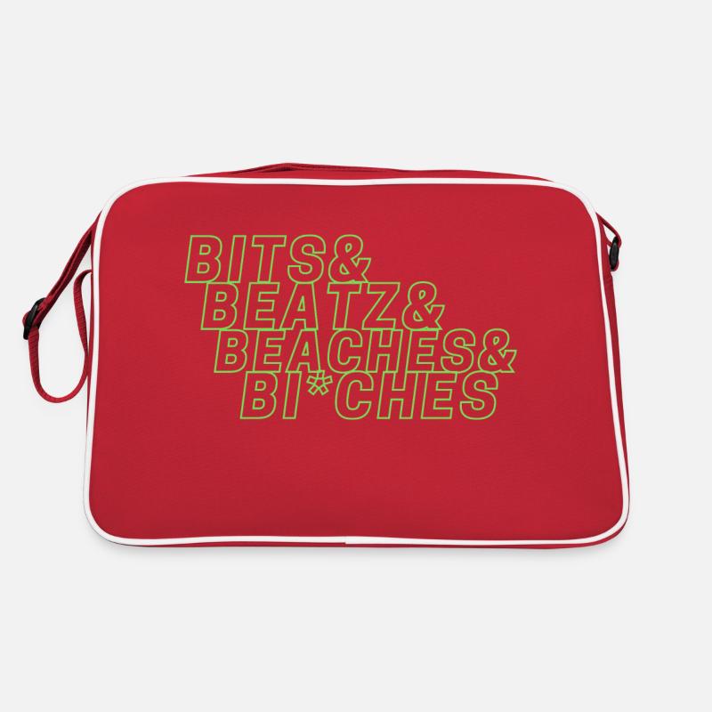 Bits Beats Plages et Bi*ches Sac Retro
