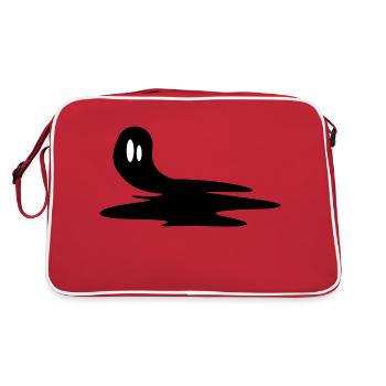 Tâche d'encre - Sac Retro - rouge/blanc - Dos