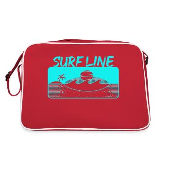 Surf Line1 - Retro Bag - red/white - Back