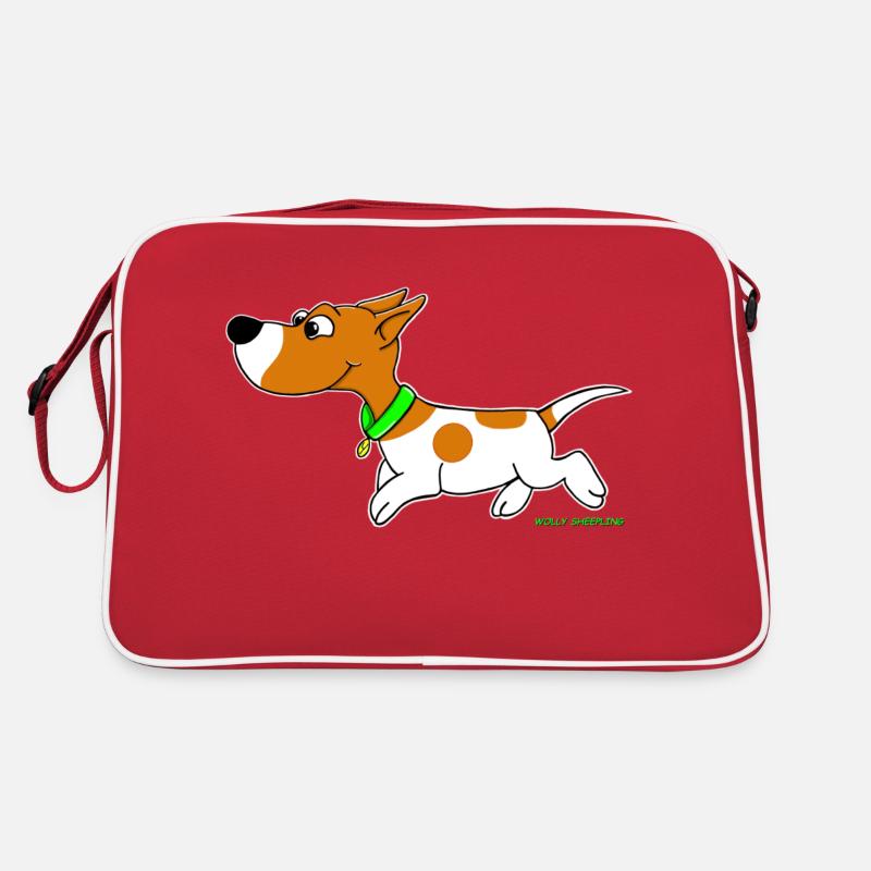 Cute Jack Russel Comic Wolly Sheepling Gaming Retro Bag