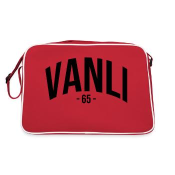 Van 65 Turkey Turkiye Gift Kurd Kurds Kurdi - Retro Bag - red/white - Back