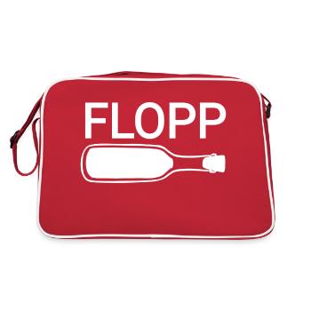 Flopp Bouteille de vin - Sac Retro - rouge/blanc - Dos
