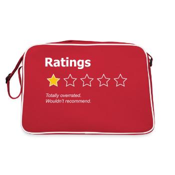 Des notes totalement surestimées - Sac Retro - rouge/blanc - Dos