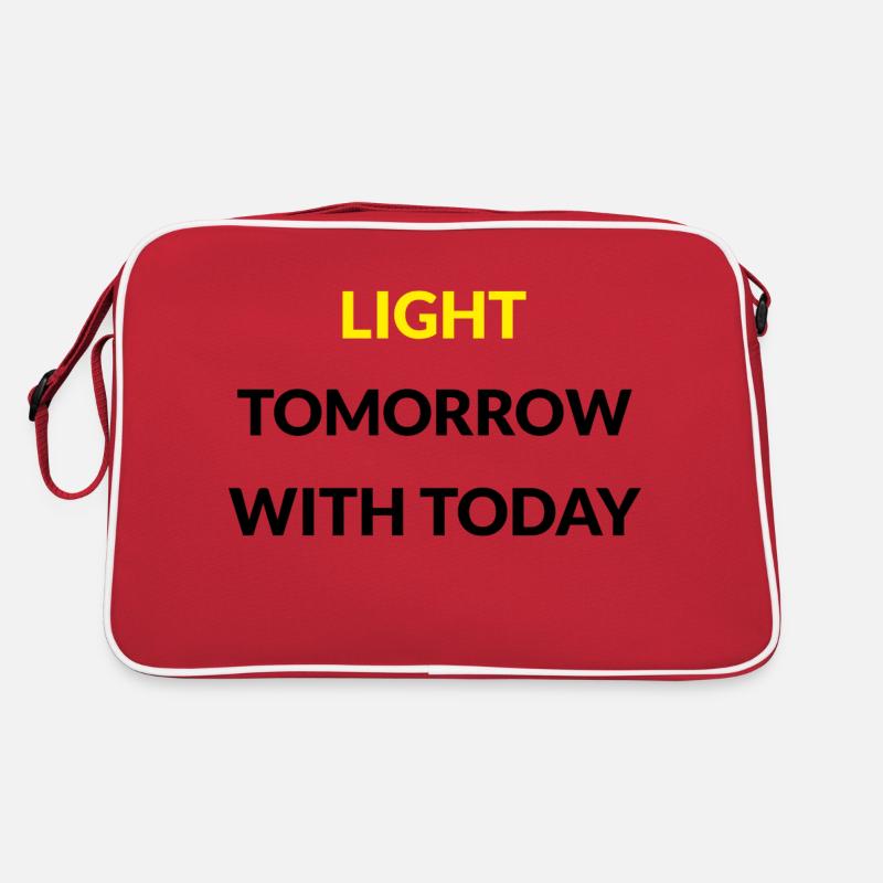 Light Tomorrow with Today - Retro Bag - red/white