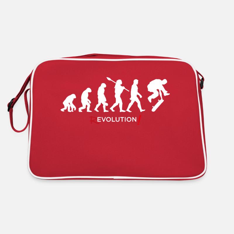 Revolution - Evolution Man Fun Twist 05 - Retro Tasche - Rot/Weiß