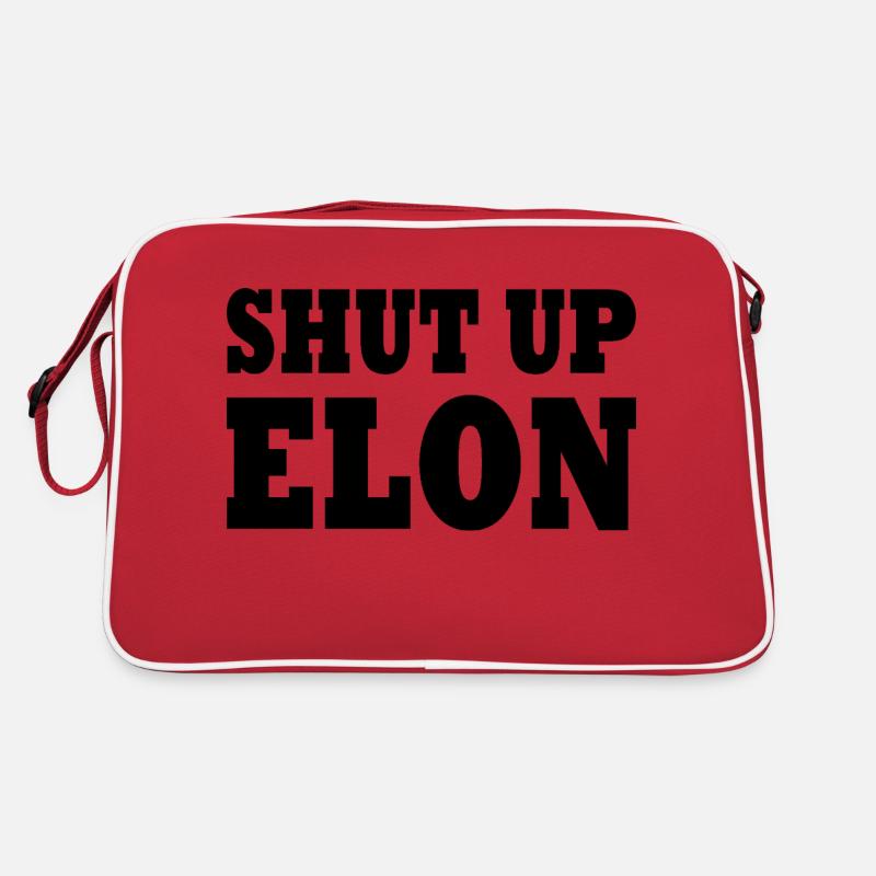 shut up elon Retro Bag