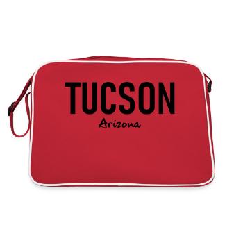 Tucson - Arizona - États-Unis - États-Unis d’Amérique - Sac Retro - rouge/blanc - Dos