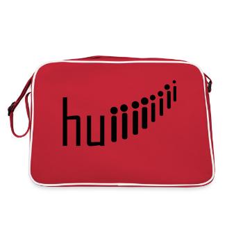 Rollercoaster Achterbahn - Retro Tasche - Rot/Weiß - Hinten