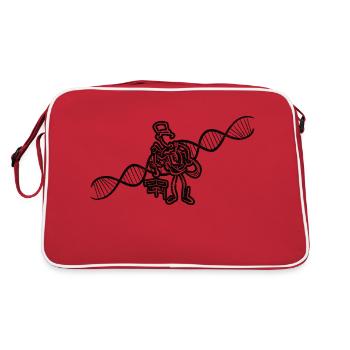 Ramoneur Ramoneur Cadeau Balayeuse de nourriture - Sac Retro - rouge/blanc - Dos