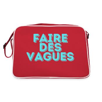 FAIRE DES VAGUES - Sac Retro - rouge/blanc - Dos