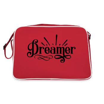Rêveur - Sac Retro - rouge/blanc - Dos