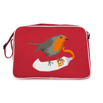 Robin - Retro Bag - red/white - Back