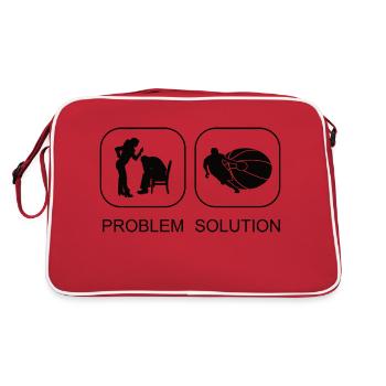 Basketball Basketball Team Basketball Players - Retro Bag - red/white - Back