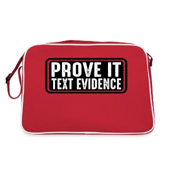 Prove It, Text Evidence 32 - Retro Bag - red/white - Back