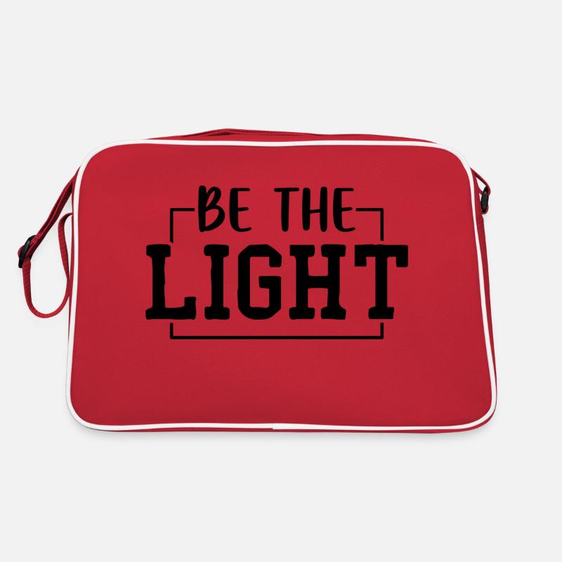 Be the Light Retro Tasche