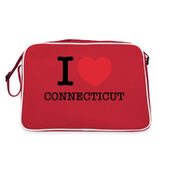 J’aime le Connecticut | J’aime le Connecticut - Sac Retro - rouge/blanc - Dos