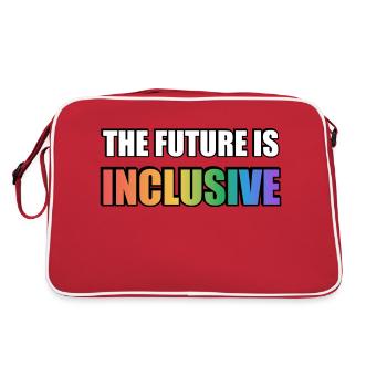 L’avenir est inclusif LGBT Pride Rainbow - Sac Retro - rouge/blanc - Dos