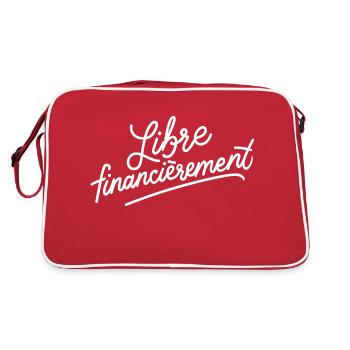 Libre financièrement - Sac Retro - rouge/blanc - Dos