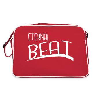 present idea birthday present idea timeless appeal - Retro Bag - red/white - Back