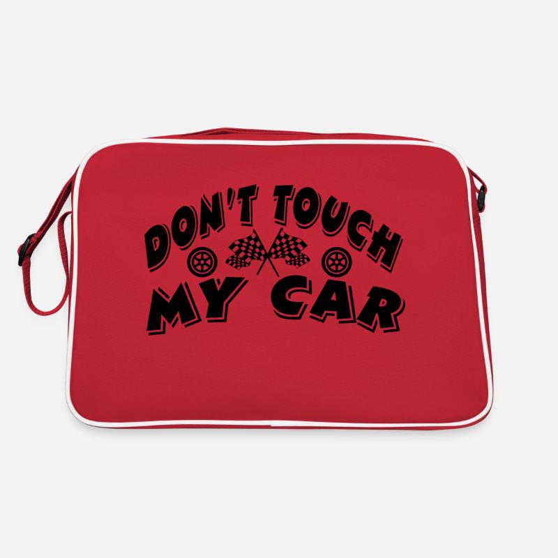 Auto - Retro Tasche - Rot/Weiß