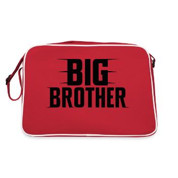 FRÈRE AÎNÉ - Sac Retro - rouge/blanc - Dos