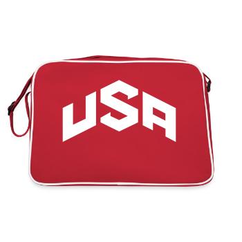 United States - Retro Bag - red/white - Back
