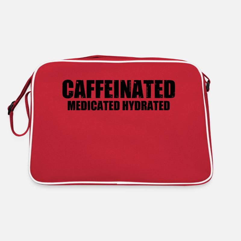 Caffeinated Medicated Hydrated 4 Retro Tasche