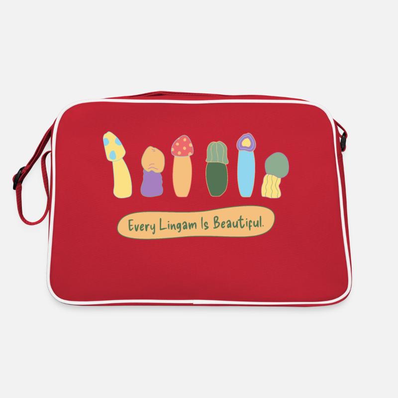 Chaque lingam est beau. Positivité corporelle. Sac Retro