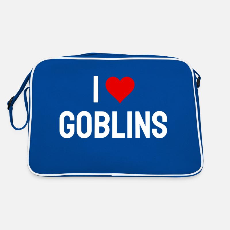 Ich liebe Goblins Retro Tasche