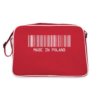 Fabriqué en Pologne - Pologne - Pologne - Code-barres - Dash - Sac Retro - rouge/blanc - Dos